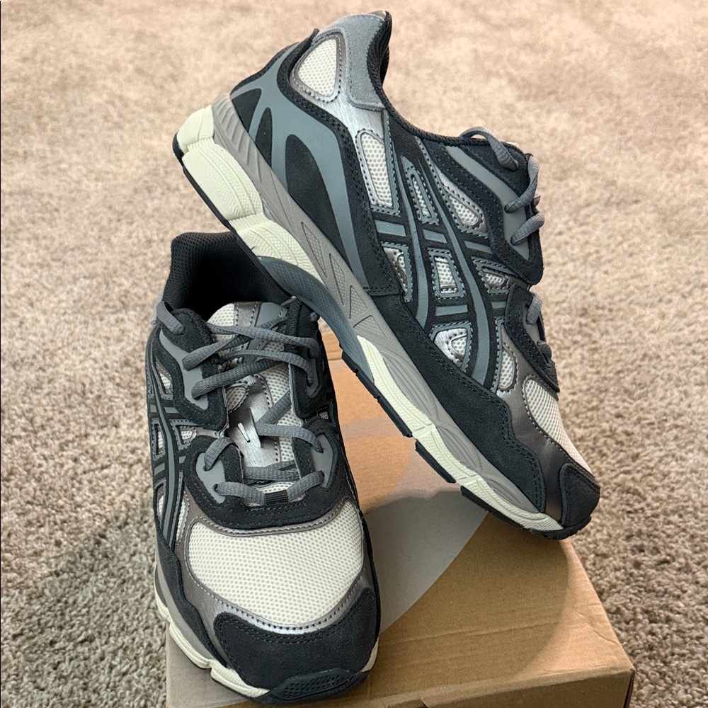 ASICS GEL-NYC Grey Silver Black – Brand  New Men’s 10
